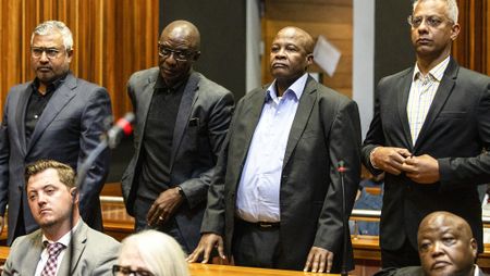Transnet corruption: Brian Molefe, Anoj Singh, Eric Wood, Kuben Moodley, Siyabonga Gama and 13 co-accused in court