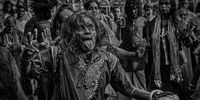 The priests (kapuwa) in charge of the nearby temple display their devotion to God at a ceremony at the Sinigama Sri Devol Shrine in Sri Lanka. This particular woman was behaving differently to the other priests, which drew the photographer’s attention.(Photo: Sasindu Pramuditha, Sri Lanka, Winner, National Awards, Sony World Photography Awards 2025)