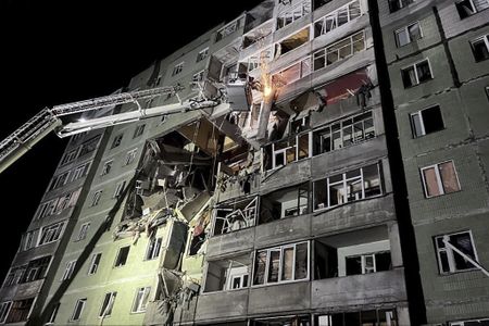 Russian drone strikes apartment block in Ukraine, killing four, governor says