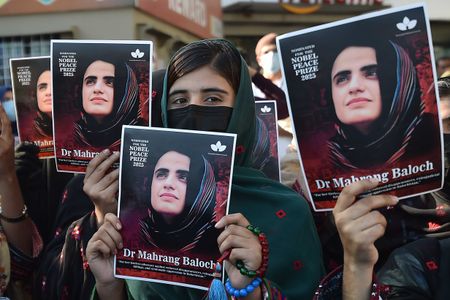 Pakistani rights activist Mahrang Baloch sentenced to life in prison