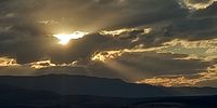 Drakensberg sunset.