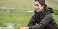 Denmark’s Crown Princess Mary takes part in the counting of Denmark's smallest frogs in Geding-Kasted Mose near Aarhus, Denmark, 17 May 2023. The tree frog (Hyla arborea), Denmark's smallest, lacks places to live and lakes to breed in. Therefore, breeding lakes, rock formations and gravel piles were established in order for the little amphibian to get better conditions and live and breed. Sixteen breeding lakes have been established in Geding-Kasted Mose. Around 300 frogs and 2,700 tadpoles were released in 2022. The current number of frogs is being counted to get an overview of the population.  EPA-EFE/Bo Amstrup DENMARK OUT