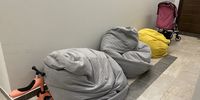 Sleeping in the corridor - air raid sirens - the two wall rule. (Photo: Ronnie Apteker)