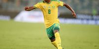  Tshepang Moremi of South Africa during the International Friendly match between South Africa and Panama at Moses Mabhida Stadium on March 27, 2026 in Durban, South Africa. (Photo: Zamani Makautsi / Gallo Images)