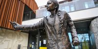 WINCHESTER, ENGLAND - MARCH 31: General view of the Greta Thunberg statue on March 31, 2021 in Winchester, England. The school's student union was critical of the money spent on the statue, calling on the university to "match the statue cost by committing £23,760 in additional funding to student support services across campus." (Photo by Finnbarr Webster/Getty Images)