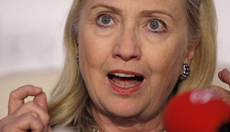 Hillary tours the African frontlines of America's war on terror