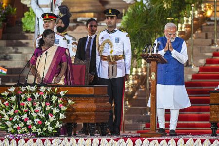 Modi Sworn In as India Prime Minister After Election Setback