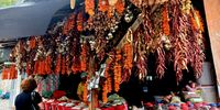 Tbilisi spice stall. Photographer: Helen Batting