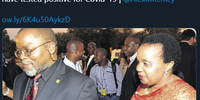 Gwede Mantashe and his wife Nolwandle.