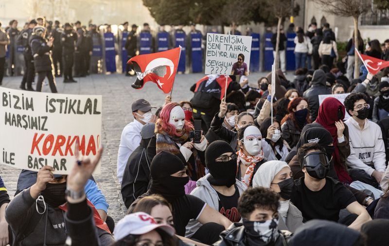 Turkey detains nearly 1,900 people in protests over jailed mayor ...