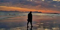 Pensive husband at sunset. Photographer: Lindie Strydom