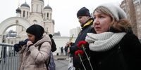 People react outside the Church of the Icon of the Mother of God, ahead of the upcoming funeral of late Russian opposition leader Alexei Navalny, in Moscow, Russia, 01 March 2024. Navalnys funeral will be held at 14:00 local time on 01 March 2024, according to his press-secretary. Outspoken Kremlin critic Navalny died aged 47 in an arctic penal colony on 16 February 2024 after being transferred there in 2023. The colony is considered to be one of the worlds harshest prisons  EPA-EFE/MAXIM SHIPENKOV