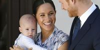 epa09013040 (FILE) - Britain's Prince Harry, Duke of Sussex and his wife Meghan, Duchess of Sussex, holding their son Archie, at the Desmond and Leah Tutu Legacy Foundation in Cape Town, South Africa, 25 September 2019 (reissued 14 February 2021). The Duke and Duchess of Sussex are expecting their second child, a spokesperson for the couple has confirmed on 14 February 2021.  EPA-EFE/TOBY MELVILLE / POOL