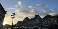  Palais de Bruxelles in the soft morning light. Photographer: Kerrigan McCarthy 
