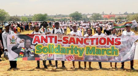 African Union outspoken on international sanctions on Zimbabwe but silent on human rights abuses