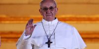 VATICAN CITY, VATICAN - MARCH 13:  Newly elected Pope Francis I appears on the central balcony of St Peter's Basilica on March 13, 2013 in Vatican City, Vatican. Argentinian Cardinal Jorge Mario Bergoglio was elected as the 266th Pontiff and will lead the world's 1.2 billion Catholics.  (Photo by Peter Macdiarmid/Getty Images)