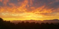 Sunset in the Western Cape, seen from Somerset West. Image: Werner A Richter