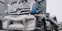 Snow covers a truck amid severe weather in KwaZulu-Natal. (Photo: Zola Hashatsi ka Motsiri /  Facebook) 