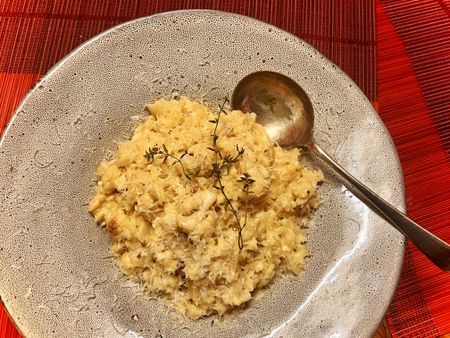 What’s cooking today: Cauliflower & macadamia risotto