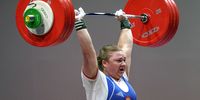 Tatiana Kashirina of Russia competes in the women's +87kg weightlifting on day two of the Ready Steady Tokyo - Weightlifting, Tokyo 2020 Olympic Games test event at the Tokyo International Forum on 7 July, 2019 in Tokyo, Japan. (Photo: Toru Hanai/Getty Images)