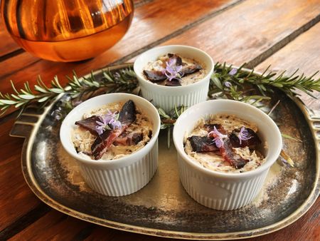 What’s cooking today: Game biltong, Gorgonzola & rosemary pâté