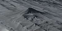 A view of the Presena glacier, near Passo Del Tonale, covered with geotextile sheets to protect it from melting during the summer months. This type of covering is used in numerous ski resorts in Italy, France, Austria and Germany. On this glacier, the surface area of the sheets has increased from 20,000m² to 100,000m² in just over a decade. For a few weeks in 2021, something unusual happened to the mountains near the Tonale pass in Italy: they were covered with hundreds of metres of immaculate sheets, sparkling under the sun’s rays and reacting like sails to every gust of wind. The reason for this is an attempt is being made to save the Presena glacier on the border between Lombardy and Trentino-Alto Adige. This giant has been dying for some decades now, but to protect it from melting the slopes of this glacier are covered with geotextile sheets placed by the Pontedilegno-Tonale consortium. However, even with this protection, the melting shows no signs of subsiding, and proceeds at an ever more pressing pace. © Francesco Merlini, Italy, Shortlist, Professional competition, Landscape, Sony World Photography Awards 2023