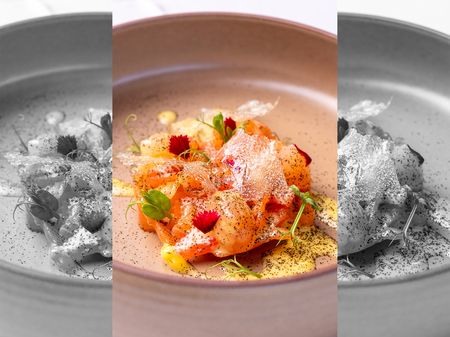 Theodorus Chiloane’s green tea-cured salmon, right on the dockside