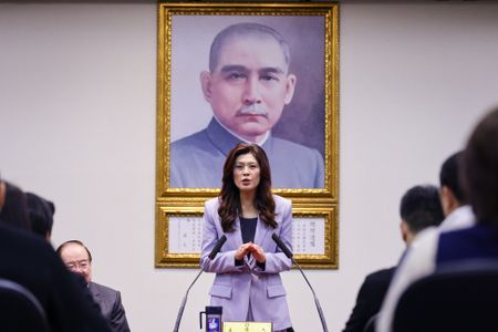 Taiwan opposition chief arrives for China 'peace' mission, president calls for talks