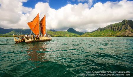 All aboard the H?k?le?a: Traditional Polynesian canoe docks in Cape Town