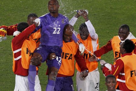 Ghana defeats faintly suicidal Serbia, earns first African victory