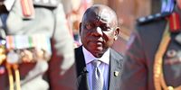 Cyril Ramaphosa is sworn in by Chief Justice Raymond Zondo at the Union Buildings as President of South Africa. (Photo: Phando Jikelo / Parliament of SA)