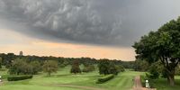 Thunderstorm over Wanderers golf club