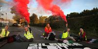 New Protest Group 'Silence Elbit's Drones' Blocks Roads Into UAV Engines