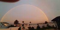 Rainbow over St. Helena Bay.