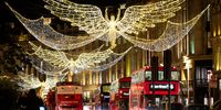 LONDON, ENGLAND - NOVEMBER 12: Regent Street seen as London celebrates the Christmas season on November 13, 2025 in London, England. (Photo by Ben Montgomery/Getty Images)