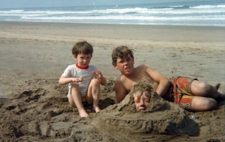 Photographs and memories — a pair of rusty fishing pliers and a faded Instamatic snapshot