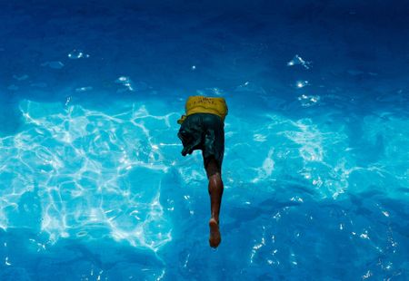 Swimming training for Gaza’s children, and more from around the world