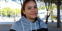 Leechae Abrahams, a call centre advisor, says she would like to see more appreciation for women, especially mothers, around Women's Day. (Photo: Tamsin Metelerkamp)