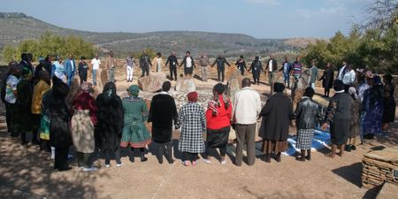 A ceremony helps families repatriate spirits of loved ones murdered by apartheid cops