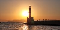 Sunset Chania Crete. Image: Ian Morris 