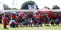 Photo: Abahlali baseMjondolo's annual Unfreedom Day Rally held at the Springfield Park Sports Ground, Durban on 22 April 2018.  Picture: Thuli Dlamini