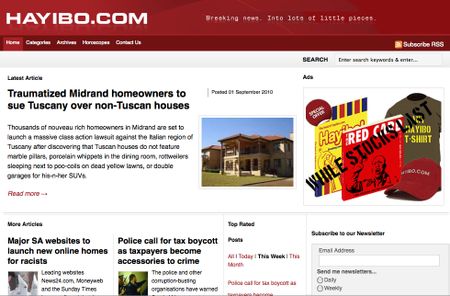 Goodbye Hayibo, SA will miss you