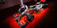 LONDON, ENGLAND - MAY 18:  The first Lewis Hamilton Formula 1 race winning car to come to the market goes on view at Sotheby's on May 18, 2021 in London, England. The live auction takes place at the 2021 British Grand Prix at Silverstone on Saturday 17 July.. Winner of the 2010 Turkish Grand Prix, the McLaren Mercedes MP4-25A is offered by Formula 1 and RM Sotheby’s, estimate: $5-7million.  (Photo by Tristan Fewings/Getty Images for Sotheby's)