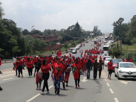 EFF march against load shedding and privatisation of Eskom