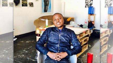 Percy Maimela: the artist who draws portraits in salt