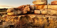 Sunrise at Bobbejaanskrans campsite in Kagga Kamma nature reserve. Photographer: Claire Gribbin<br>
