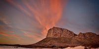 Mountain cloud light flash. Photographer: Peter Strydom