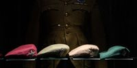 Berets from elite units on display at the National Army Museum. From left: Parachute Regiment, Special Reconnaissance Regiment, Special Forces Communications and the SBS. (Photo: Leon Neal / Getty Images)