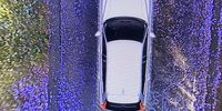 Car cam … driving down Jacaranda lined streets. Sandton, 5 November 2021.