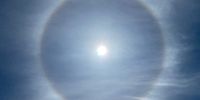 Sun Halo over Saint Helena Bay. Photographer: Roy Menzies. 